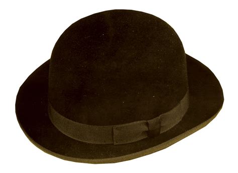 Billy The Kid Style Wool Felt Brown Derby Bowler Hat Size Medium