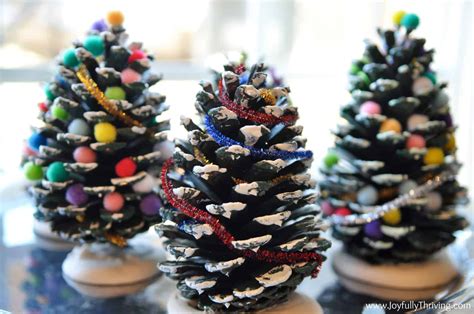 Pine Cone Christmas Tree Craft A Simple Idea For Kids To Make
