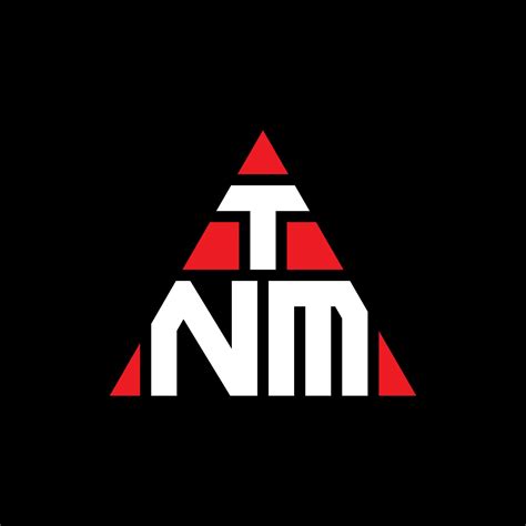 Tnm Dreiecksbuchstaben Logo Design Mit Dreiecksform Tnm Dreieck Logo