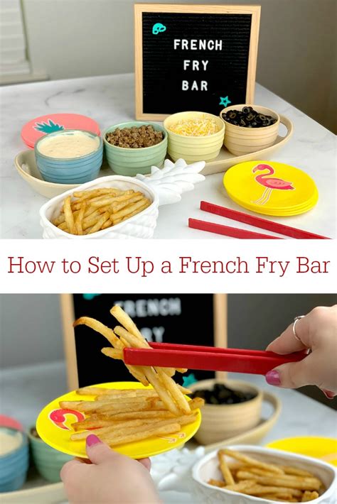 Cheese curds, gravy, and french fries, oh my! Loaded French Fry Bar