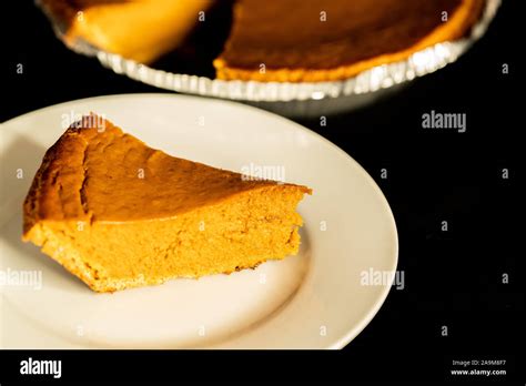 You Cant Resist A Slice Of Homemade Pumpkin Pie Stock Photo Alamy