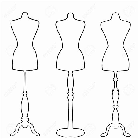 Mannequin Template For Fashion Design Inspirational