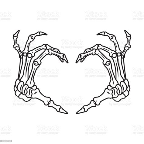 Skeleton Hands Stock Illustration Download Image Now Istock