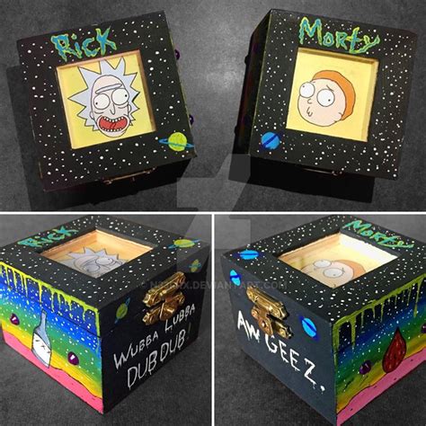 Rick And Morty Jewelry Box Set By N33rrx On Deviantart