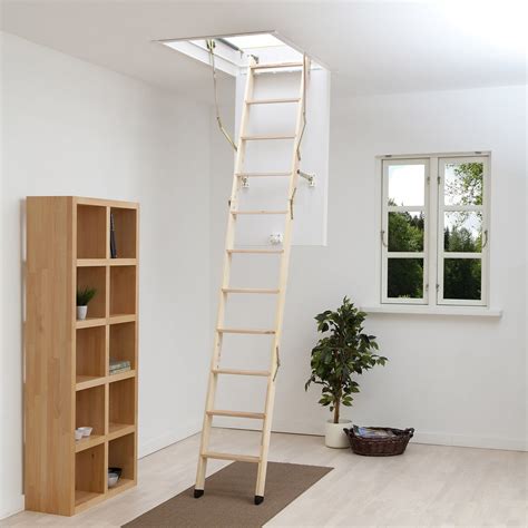 Dolle Clickfix 76 Folding Timber Loft Ladder Ladders And Access