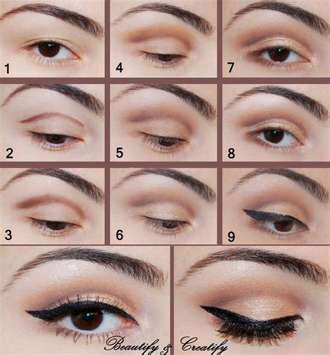 Easy eye makeup step by step with pictures. Elegant Neutral Make Up Look Tutorial
