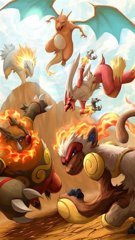 Fire Pokemon Wallpapers Top Free Fire Pokemon Backgrounds