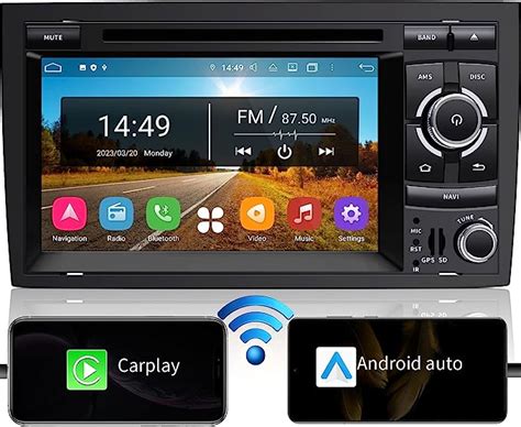 Autoradio für Audi A4 B6 B7 CAWELL Double DIN 7 HD Video Navigation