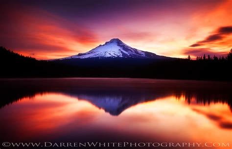 Mt Hood And Trillium Lake At Sunrise I Miss Oregon