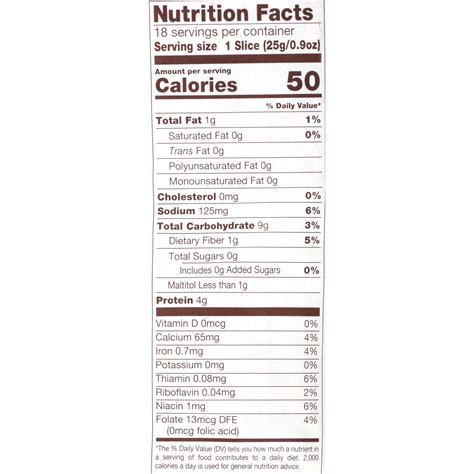 Natures Own Wheat Bread Nutrition Facts Amashusho ~ Images