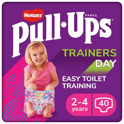 Buy Huggies Pull Ups Trainers Day Nappy Pants For Girls 2 4 Years