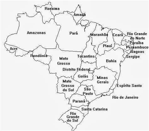 Mapa Do Brasil Para Colorir Classificados De Links
