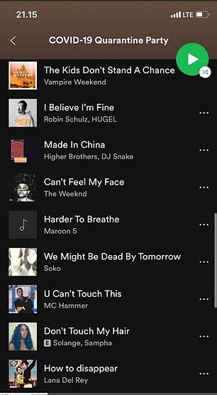Even this one of the most funny boy names you must have ever heard. Spotify fans share VERY on-the-nose 'pandemic playlists ...