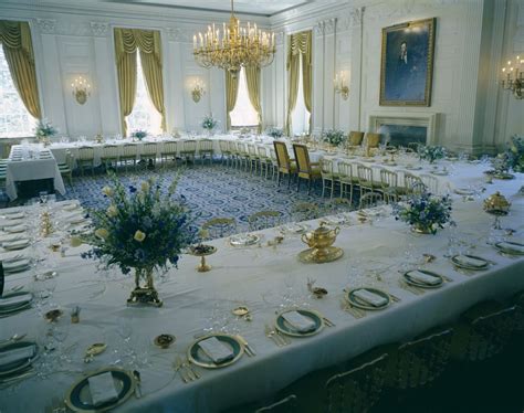 White House Rooms Vermeil Room State Dining Room Red
