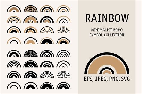 Rainbow Arch Svg Png Icon Clipart Graphic Objects ~ Creative Market