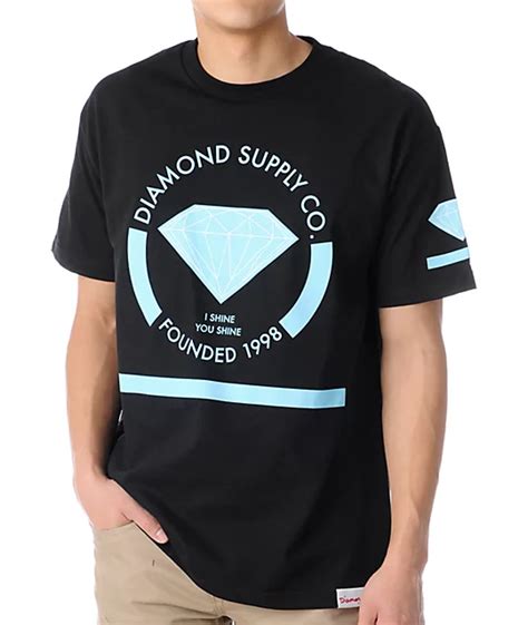 Diamond Supply Co I Shine You Shine Black T Shirt