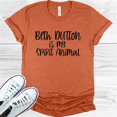 Yellowstone Beth Dutton Is My Spirit Animal Graphic Tee Animal