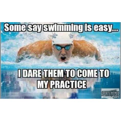 I Find It Funny When People Say Swimming Is The Easiest Sport Or Its Not A Sport Swimmingprobs