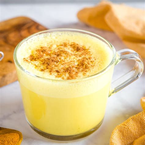 Golden Milk Latte With Turmeric Recipe The Busy Baker