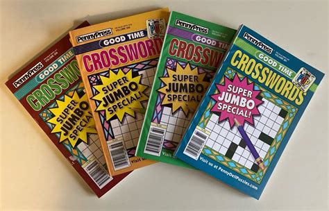 Lot Of Good Time Dell Penny Press Crossword Puzzle Books All Solving