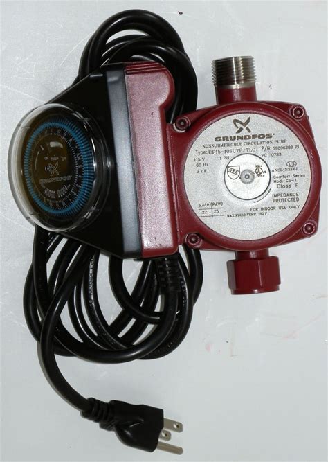 The comfort valve is installed under the sink at the fixture furthest from the water heater. Grundfos UP 15-10SU7P/TLC 595916