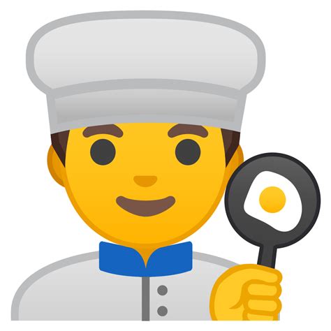 Man Cook Icon Noto Emoji People Profession Iconset Google
