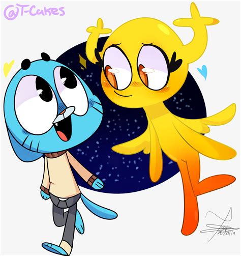 Tawog Gumball And Penny Fanart By T Whiskers On Deviantart