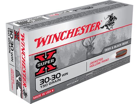 Winchester Super X Ammo 30 30 Winchester 150 Grain Hollow Point