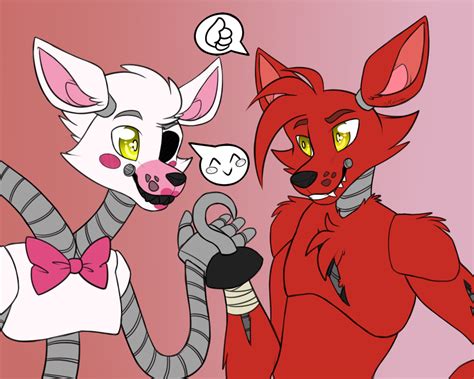 Foxy And The Mangle This Is Cute From Five Nights At Freddys Fan