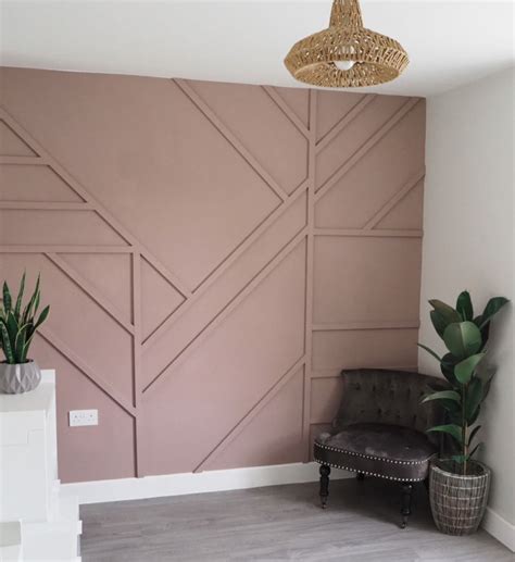 Jessica Baker Blog Geometric Wood Feature Walls