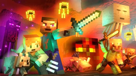 Nether War Alex And Steve Life Minecraft Animation Youtube