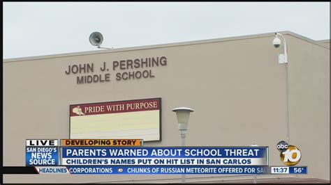 Threats Made Against Classmates At Pershing Middle School Youtube