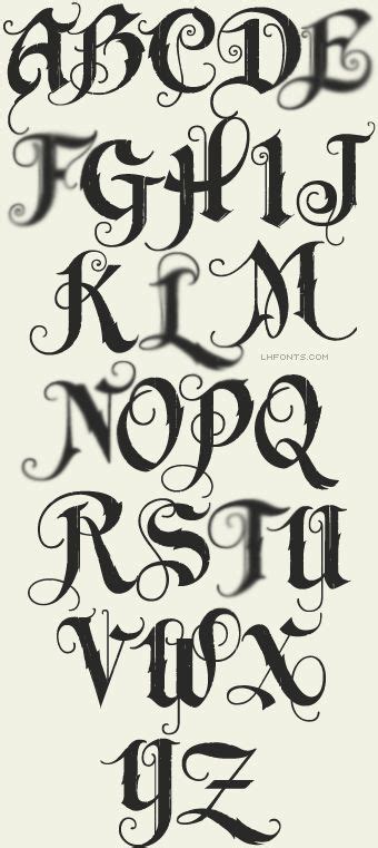 20 Best Calligraphy Fonts And Old English Alphabets Images On Pinterest