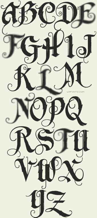 Click to find cool fonts & lettering styles online to write in. LHF Unlovable font | Tattoo fonts alphabet, Lettering ...