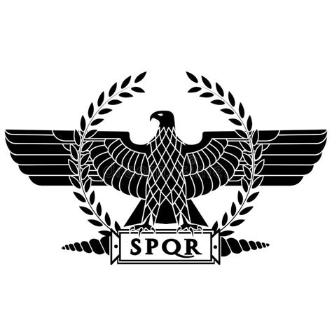 Aquila Romana Simbolo Dellimpero Romano Illustrazione Vettoriale