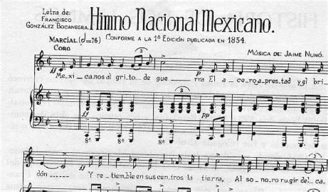 La Historia Del Himno Nacional Mexicano Cultura Y Ciencia