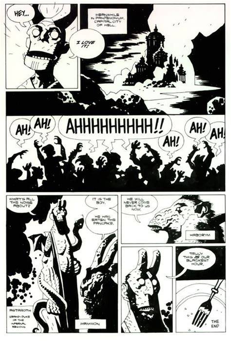 Hellboy Jr Discovers Pancakes From One Of My Favorite Mike Mignola