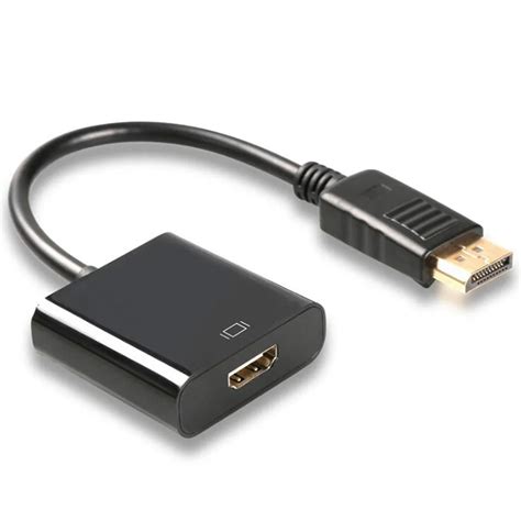 Displayport Dp To Hdmi Adapter Cable Dp Male To Hdmi Female Gold Plated Hd 1080p Converter