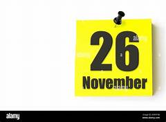 November 26th A Day Of Cosmic Significance Or A Mere Coincidence