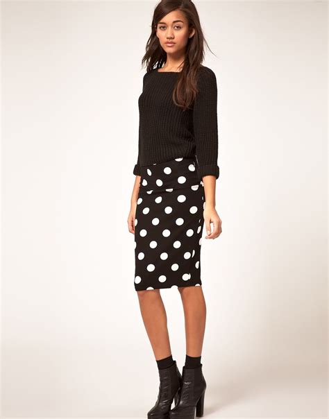 Things You Should Buy Polka Dot Edition Chic Pencil Skirt Skirt