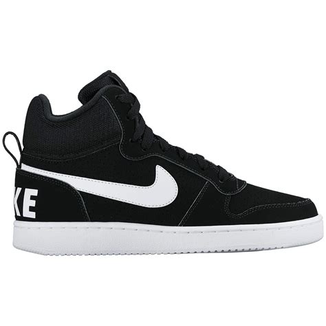 Shop with afterpay on eligible items. Nike Womens Court Borough Mid Shoes - Black/White ...