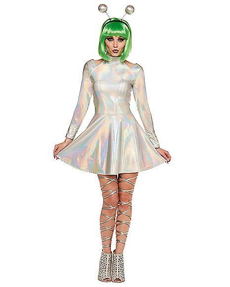 Alien Dress Spirithalloween Com Alien Costume Alien Halloween