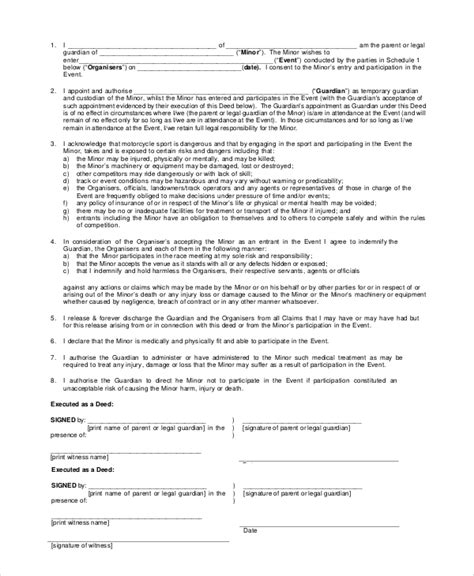 The united nations convention on the rights of the child (commonly abbreviated as the crc or uncrc). FREE 10+ Sample Temporary Guardianship Forms in PDF