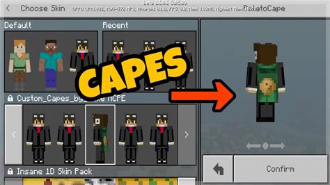 How To Get Custom Capes In Minecraft Pe 15 Youtube