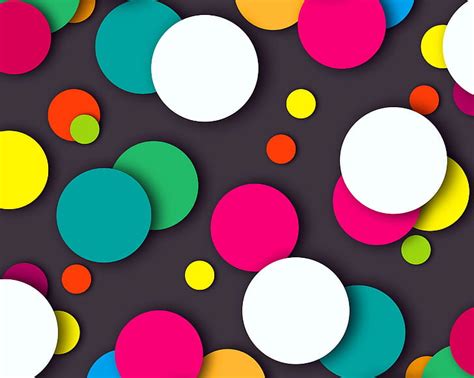 Hd Wallpaper Colorful Dots Multicolor Wallpaper Flare