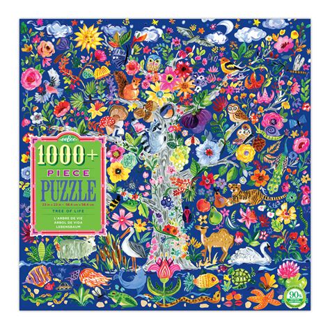 1000 Piece Tree Of Life Puzzle By Eeboo Dragonfly Toys