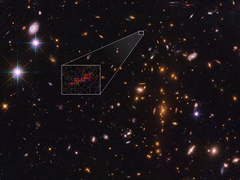 Nasa Has First Close Look At Distant Galaxy From Dawn Of The Universe