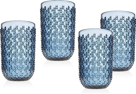 Buy Highball Glasses Beverage Glass Cup Alba By Godinger Blue Set Of 4 Online At Lowest