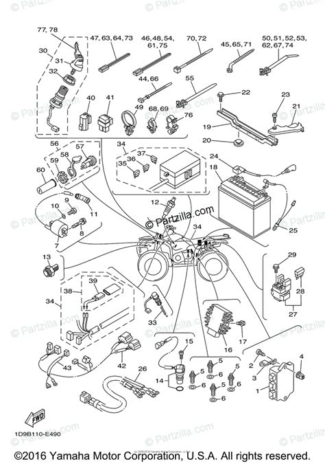 Yamaha Atv 2007 Oem Parts Diagram For Electrical 1