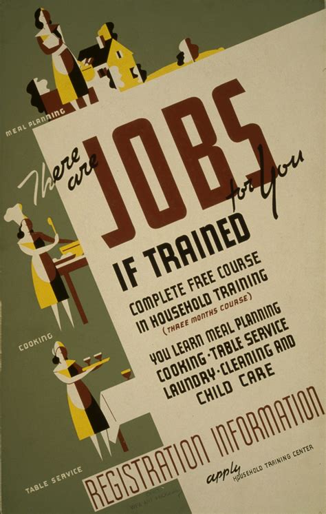 Vintage Jobs Poster Free Stock Photo Public Domain Pictures